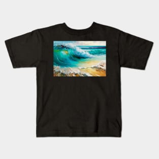 Bursting wave Kids T-Shirt